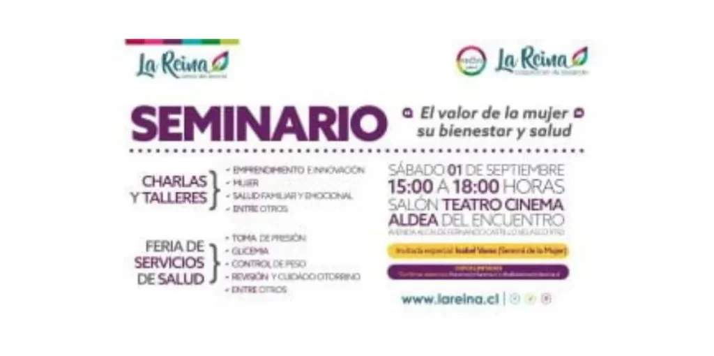 seminario el valor de la Mujer su Bienestar y Salud